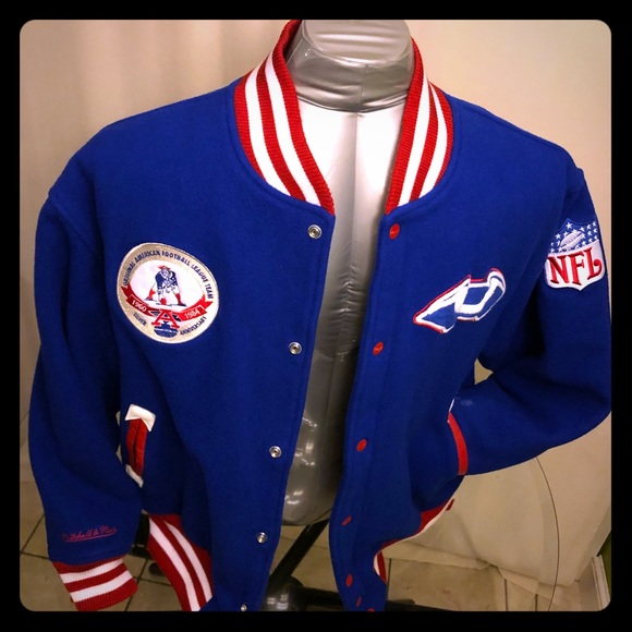 patriots mitchell and ness jacket